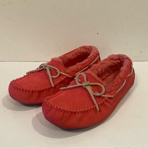 UGG wEimens Dakota Coral Pink Moccasins Slippers 1107949 Size 11